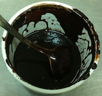 Liquid Dark Black Chocolate