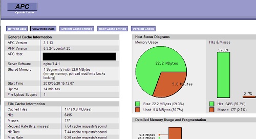 APC PHP Opcode Cache Installed on Ubuntu Nginx