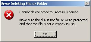 Error Deleting File